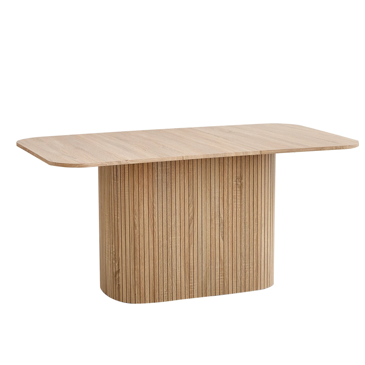 Esstisch Holzoptik Dunkelbraun 160x90cm – Moderner Skandi Küchentisch aus MDF für 6 Personen