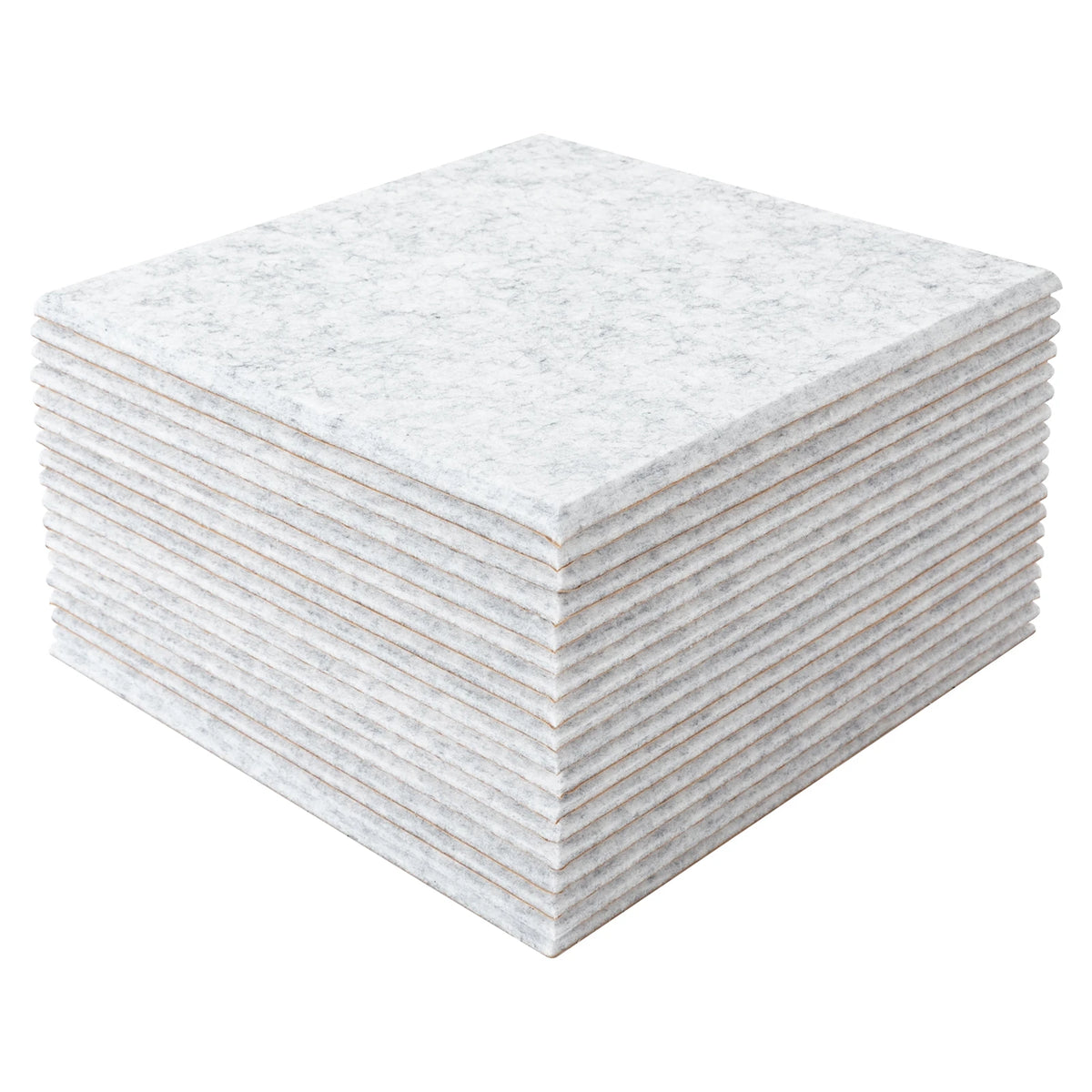 Akustikpaneele 18er Set 30x30cm Selbstklebend – Schalldämmung Wand aus Polyester für Homeoffice