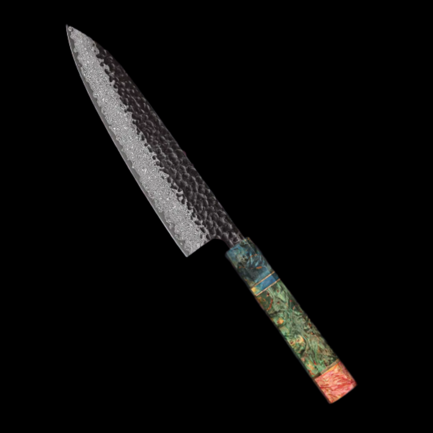 Japanisches Damast-Kochmesser