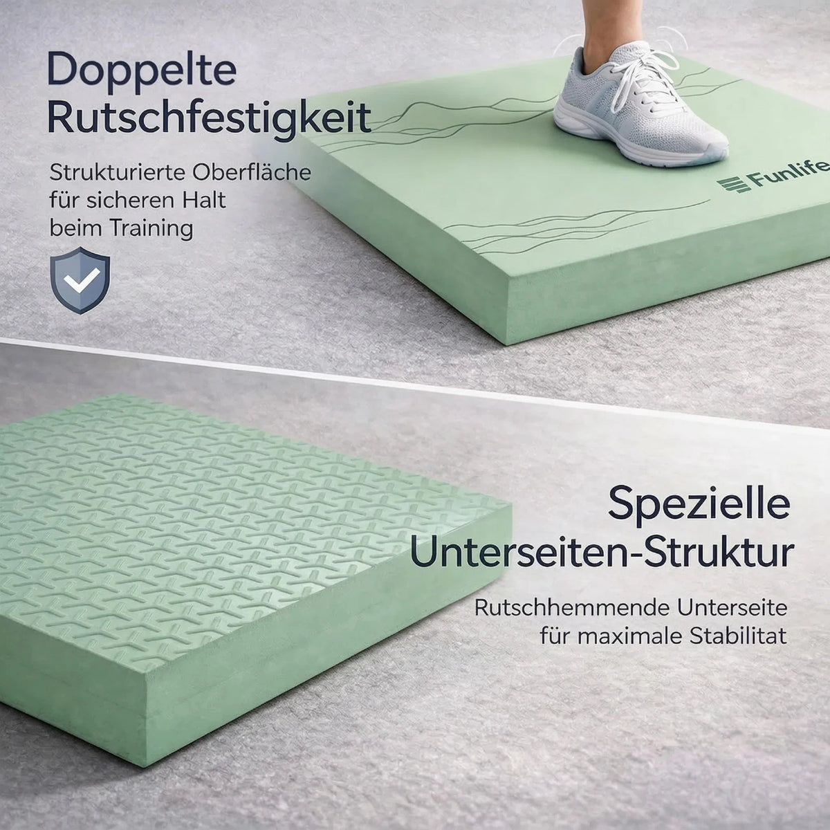 Balance Pad 40x40cm – Weiche Balance Matte für Physiotherapie, Yoga & Homegym