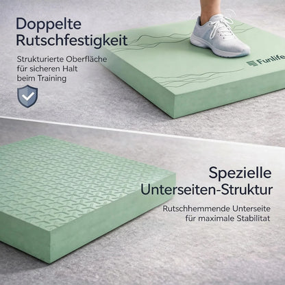Balance Pad 40x40cm – Weiche Balance Matte für Physiotherapie, Yoga & Homegym