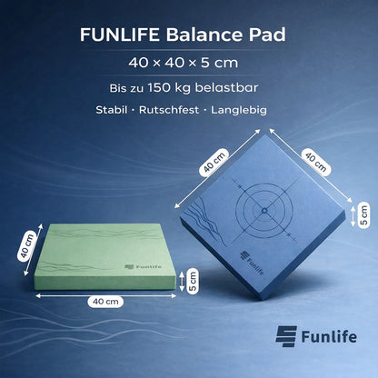 Balance Pad 40x40cm – Weiche Balance Matte für Physiotherapie, Yoga & Homegym