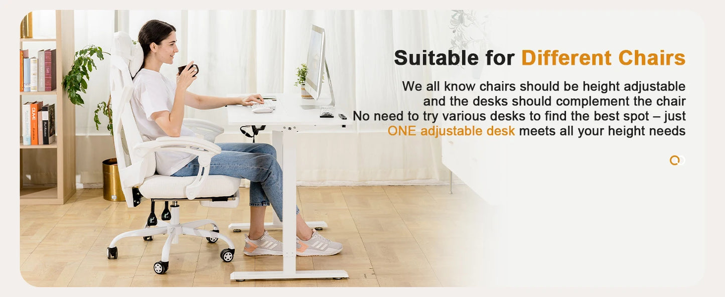 Elektrischer Höhenverstellbarer Stehschreibtisch 160 cm – Ergonomischer Schreibtisch mit USB & Memory-Funktion