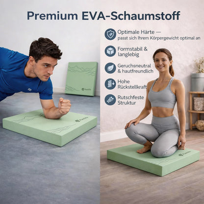 Balance Pad 40x40cm – Weiche Balance Matte für Physiotherapie, Yoga & Homegym