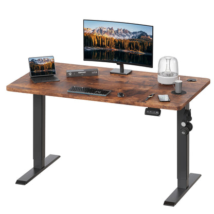 Devoko Height Adjustable Desk Electric Tabletop 120x60cm Height Adjustable table Standing Desk