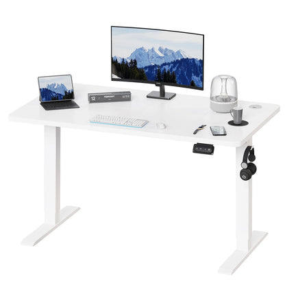Devoko Height Adjustable Desk Electric Tabletop 120x60cm Height Adjustable table Standing Desk
