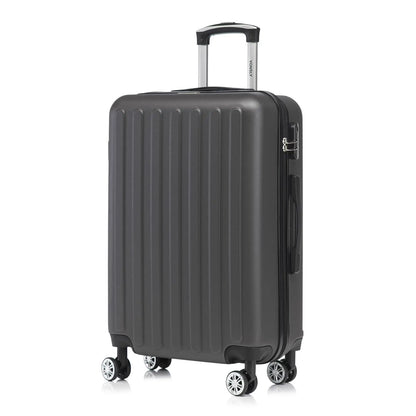 Hartschalen Koffer ABS – Leichtes Handgepaeck & Reisekoffer mit 360 Rollen & Zahlenschloss