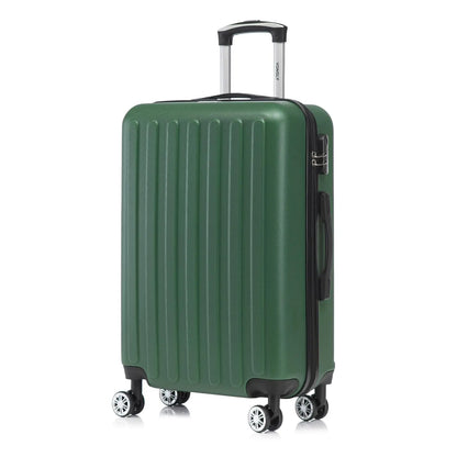 Hartschalen Koffer ABS – Leichtes Handgepaeck & Reisekoffer mit 360 Rollen & Zahlenschloss