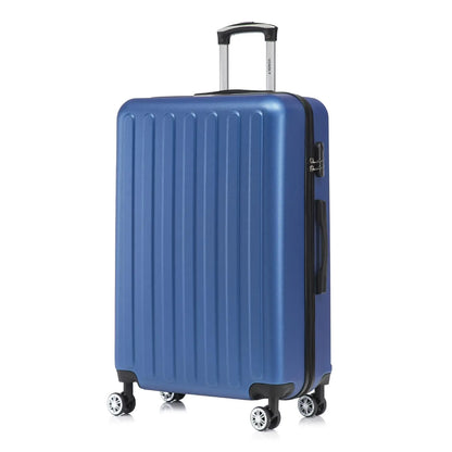 Hartschalen Koffer ABS – Leichtes Handgepaeck & Reisekoffer mit 360 Rollen & Zahlenschloss