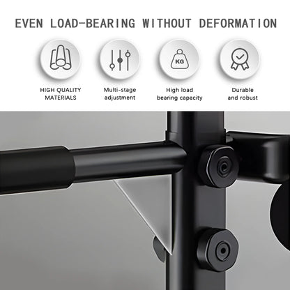 Klimmzugstation Höhenverstellbar – Freistehende Power Tower Dip Station für Homegym bis 150kg