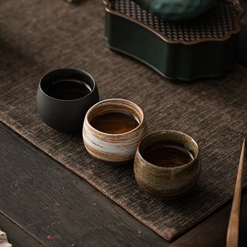 Handgemalte Keramik Teeschale – Traditionelle Asiatische Matcha Schale für Teezeremonie