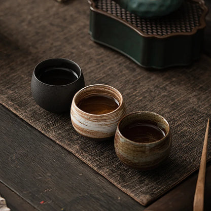Handgemalte Keramik Teeschale – Traditionelle Asiatische Matcha Schale für Teezeremonie