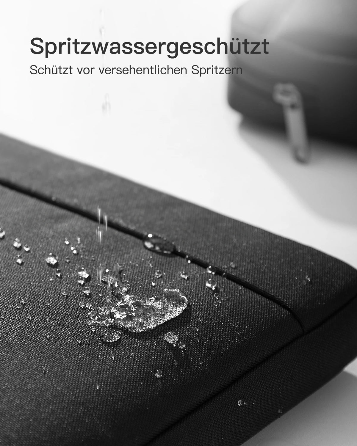 Laptoptasche 15,6 Zoll mit Zubehoertasche – Wasserdichte Notebook Schutzhülle für MacBook & Laptop