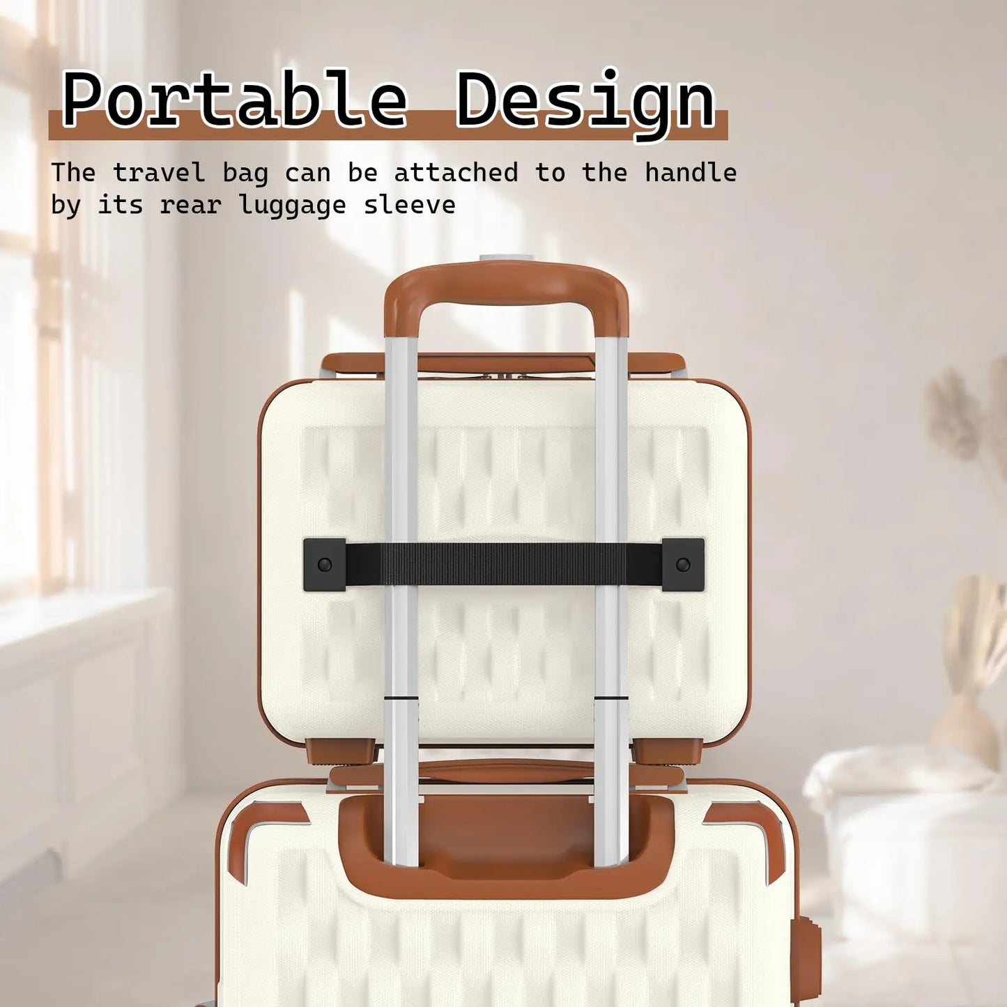 Kofferset 7-teilig Hartschale ABS – Reisekoffer Set mit TSA Schloss YKK Reissverschluss & Rucksack