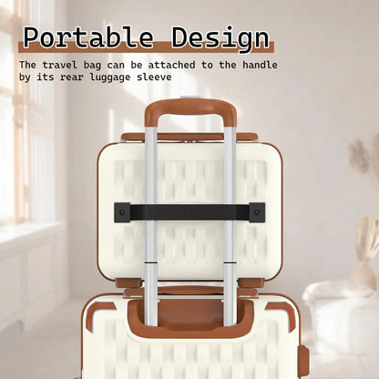 Kofferset 7-teilig Hartschale ABS – Reisekoffer Set mit TSA Schloss YKK Reissverschluss & Rucksack