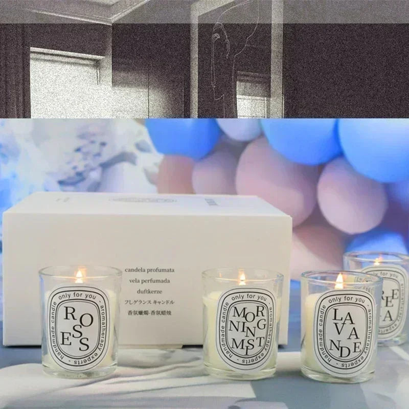 Sojawachs Duftkerze im Mini-Glas mit Deckel 5x6cm – Aromatherapie Kerze für Hochzeiten & Deko