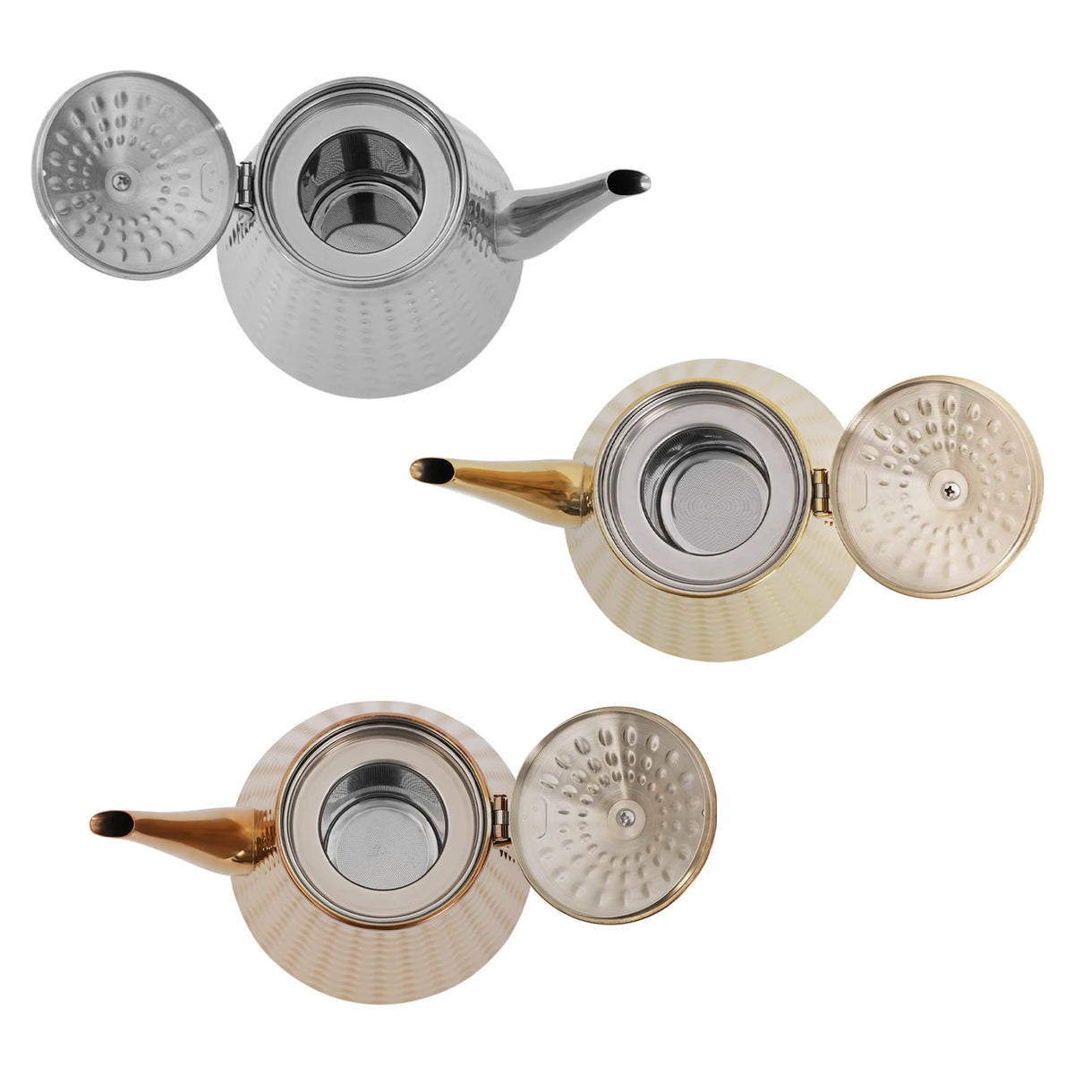 Edler Edelstahl Wasserkessel 1,65L – Eleganter Teekessel für Induktion & Gas
