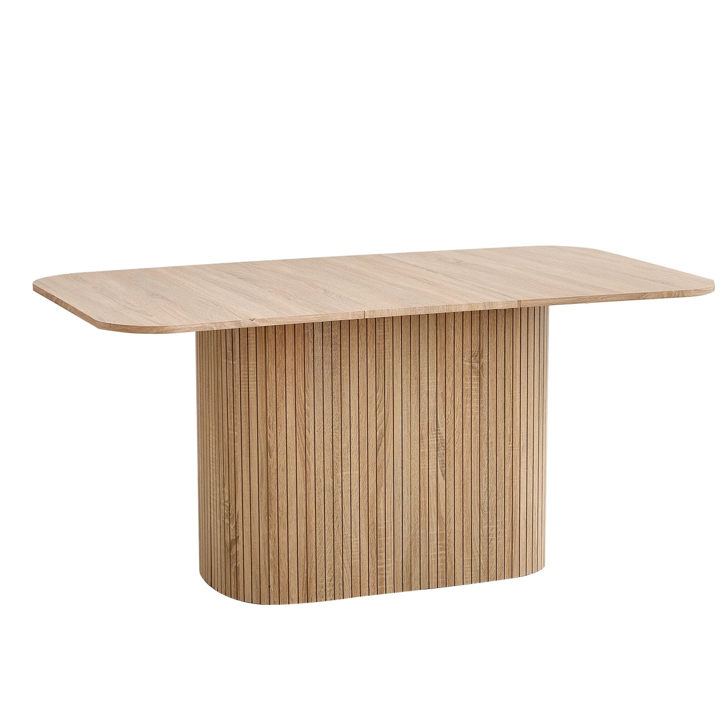 Esstisch Holzoptik Dunkelbraun 160x90cm – Moderner Skandi Küchentisch aus MDF für 6 Personen