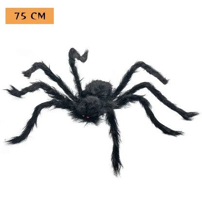 Riesige Halloween Spinne Deko Plüsch – Gruselige Spinnen Requisite für Indoor & Outdoor