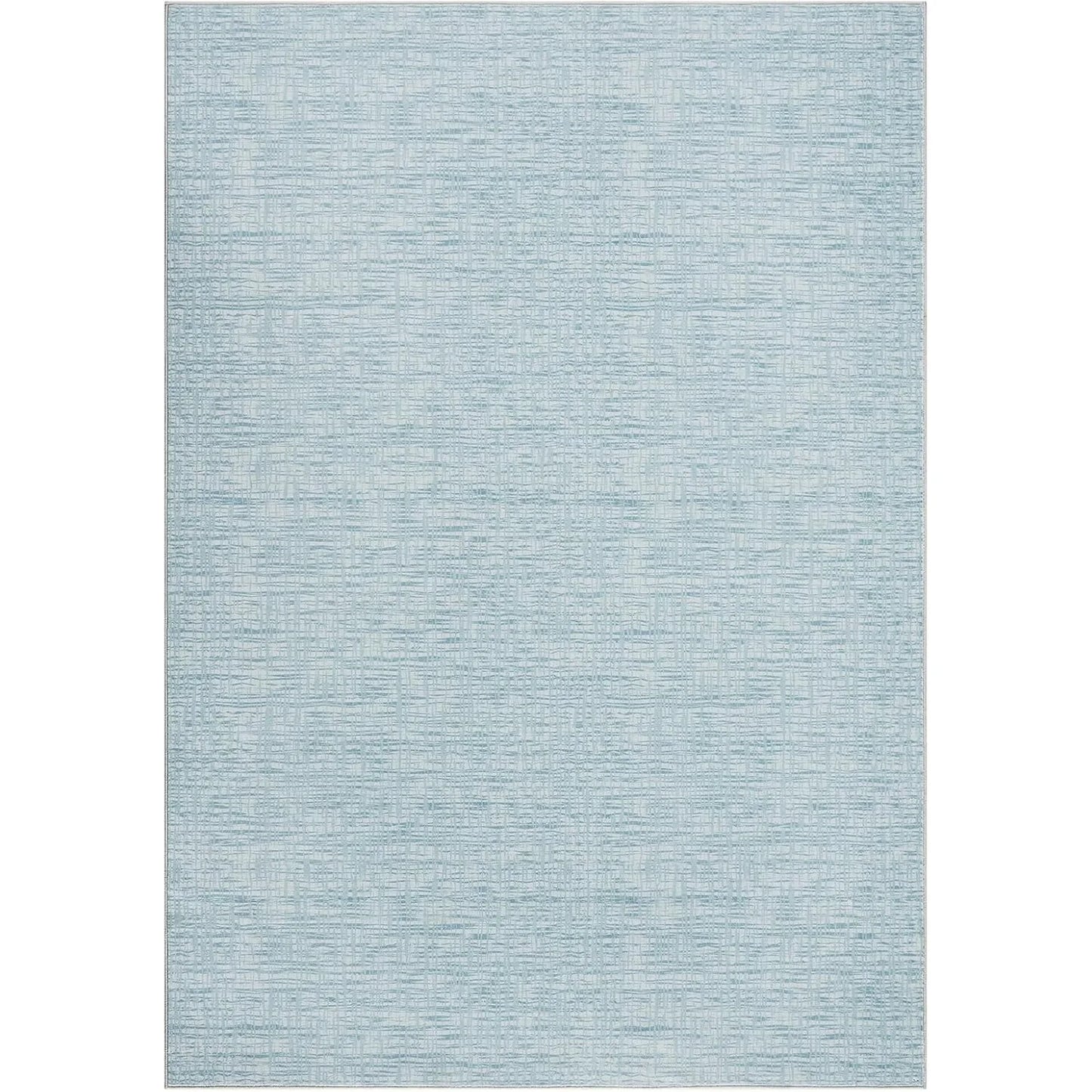 Moderner Kurzflor Teppich 160x220cm Waschbar – Rutschfester Wohnzimmer Teppich Weich