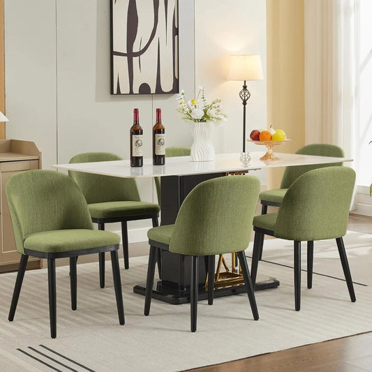 Barhocker 2er Set Beige mit Hoher Rückenlehne – Elegante Gepolsterte Esstischstühle Stoff