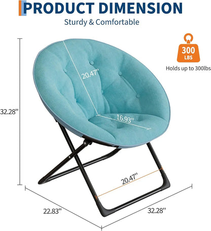 Klappsessel Grau – Moderner Samt Polstersessel Faltsessel mit Metallgestell klappbar bis 136kg