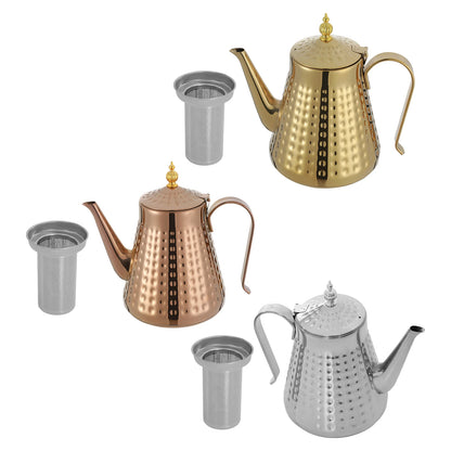Edler Edelstahl Wasserkessel 1,65L – Eleganter Teekessel für Induktion & Gas