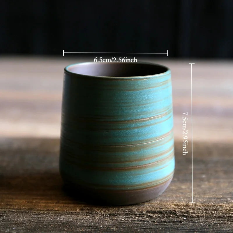 Handgemalte Keramik Teeschale – Traditionelle Asiatische Matcha Schale für Teezeremonie