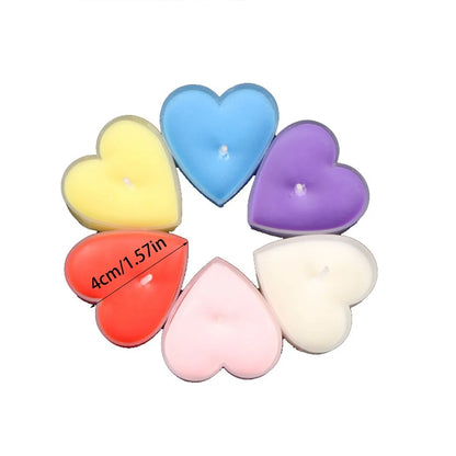 Herz Duftkerzen 9er Set – Romantische Teelichter für Antrag, Hochzeit & Valentinstag