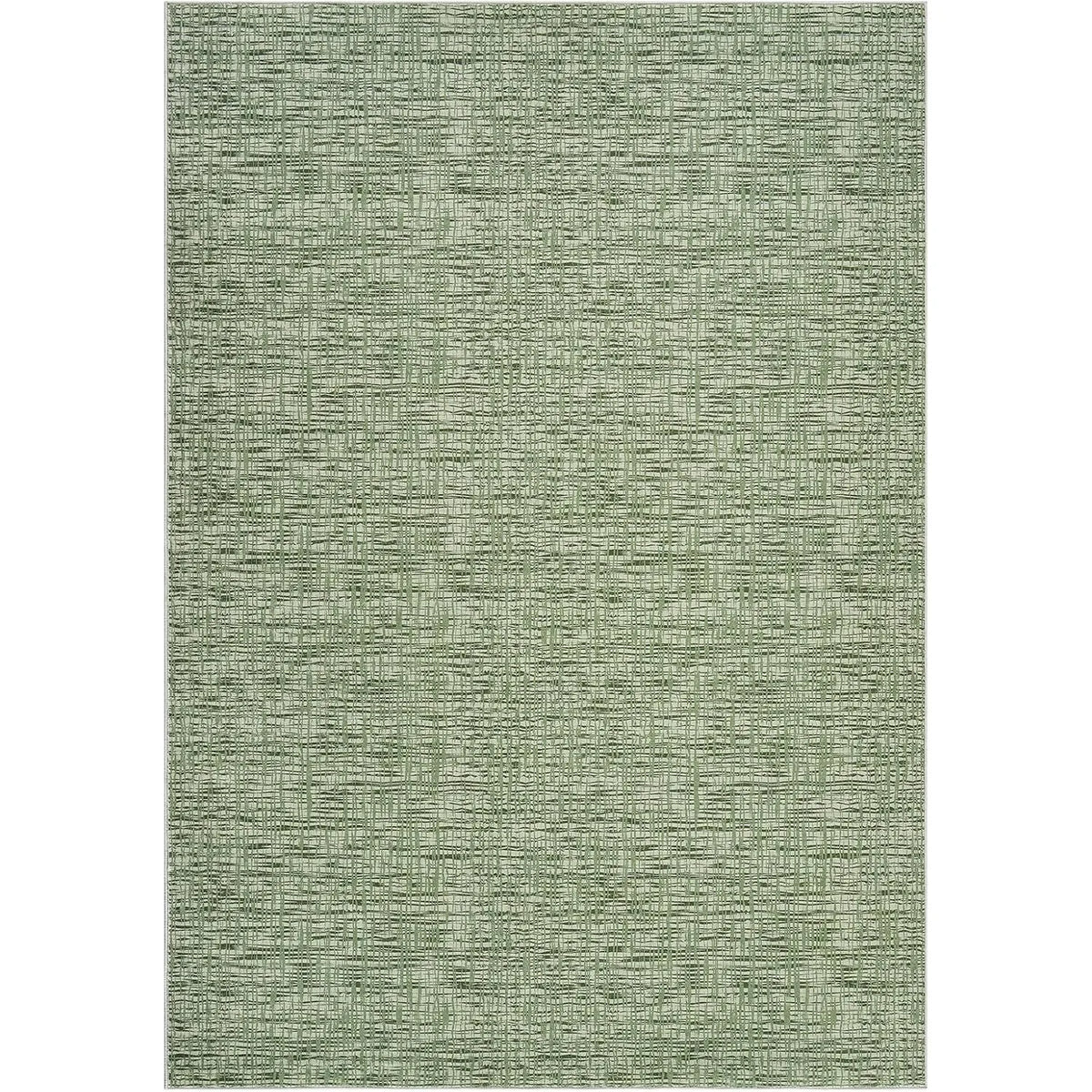 Moderner Kurzflor Teppich 160x220cm Waschbar – Rutschfester Wohnzimmer Teppich Weich