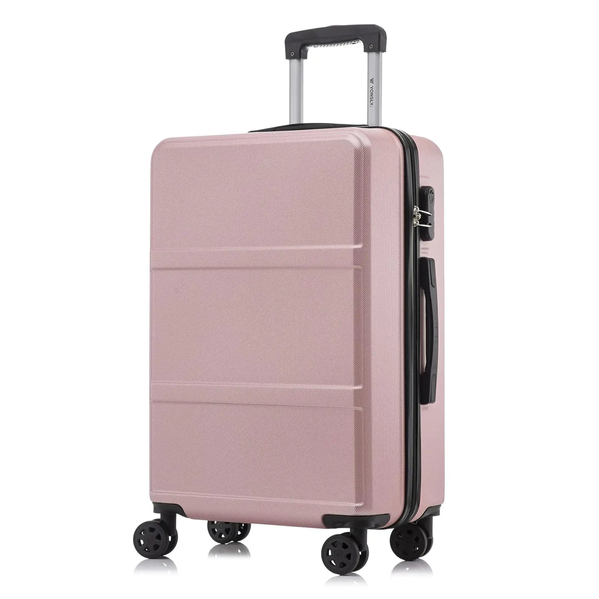 Hartschalen Koffer Schwarz 16 20 24 28 Zoll – Leichtes Reisekoffer Set mit TSA Schloss & 360 Rollen