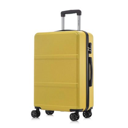 Hartschalen Koffer Schwarz 16 20 24 28 Zoll – Leichtes Reisekoffer Set mit TSA Schloss & 360 Rollen