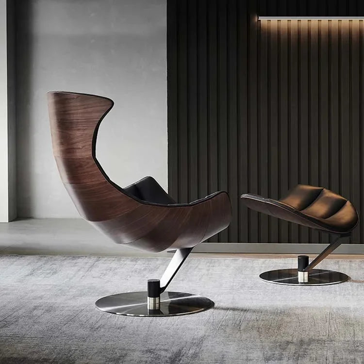 Sessel Creme – Moderner Polstersessel mit Holz-Edelstahl-Rahmen & Stoffbezug fuer Wohnzimmer & Schlafzimmer