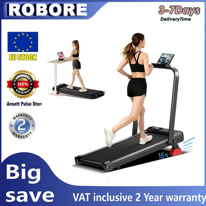 Laufband Klappbar mit Steigung – Leises Walking Pad für Zuhause bis 136kg