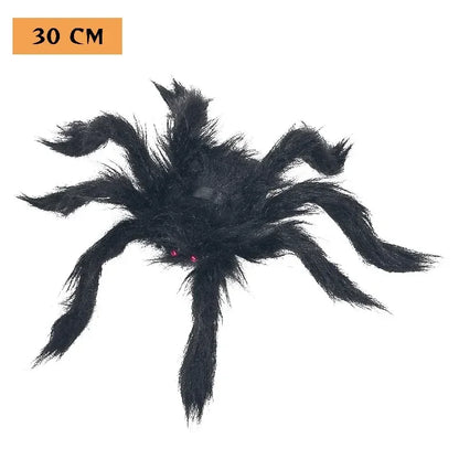 Riesige Halloween Spinne Deko Plüsch – Gruselige Spinnen Requisite für Indoor & Outdoor
