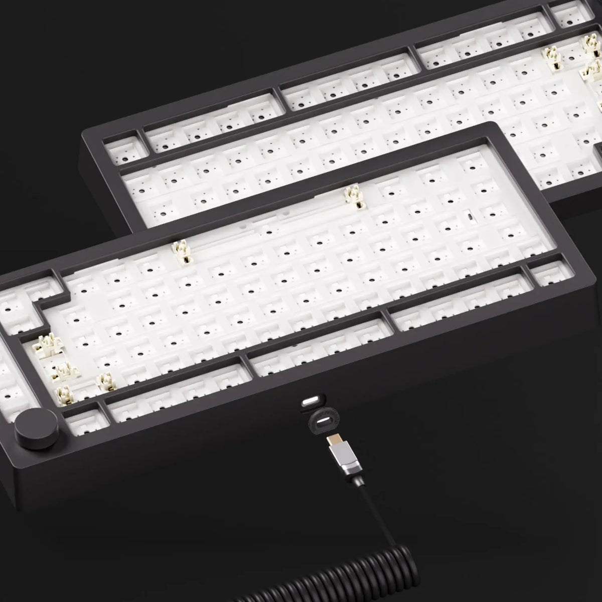 Mechanische Tastatur Barebone 75% – MonsGeek M1 V5 VIA Custom Keyboard Kit mit 8000mAh Akku & RGB