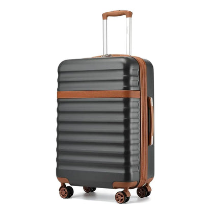 Kofferset 3-teilig Hartschale ABS PC – Dehnbarer Reisekoffer Set mit TSA Schloss & 360 Rollen