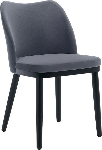 Esszimmerstuhl 2er Set Modern – Ergonomisches Polsterstuhl Set aus Holz fuer Esszimmer & Küche