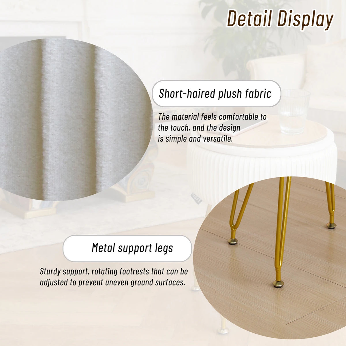 Gepolsterter Barhocker Modern Metall – Elegant & Bequem für Küche, Hausbar und Wohnbereich
