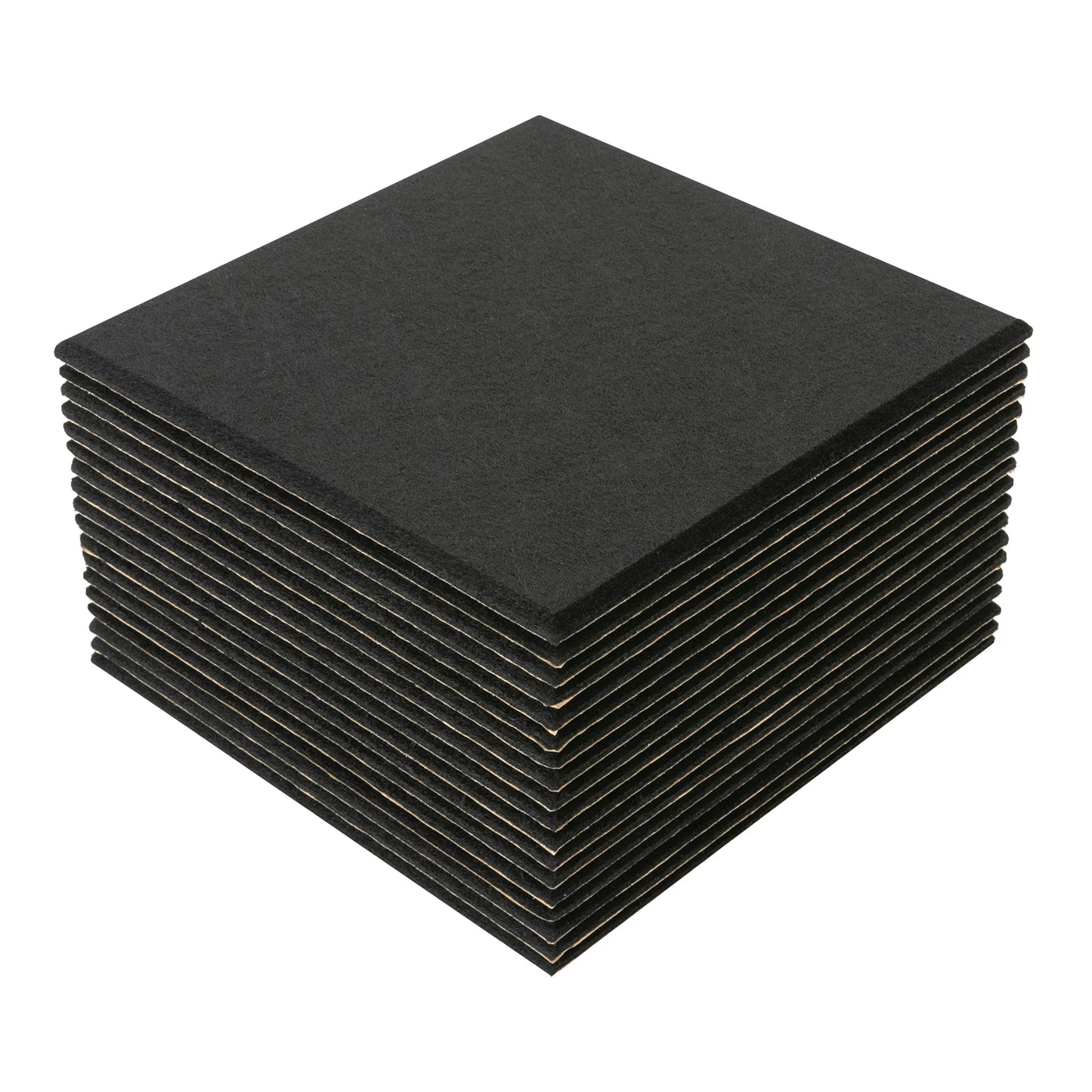 Akustikpaneele 18er Set 30x30cm Selbstklebend – Schalldämmung Wand aus Polyester für Homeoffice