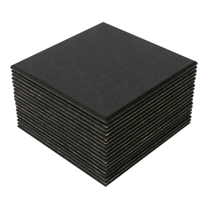 Akustikpaneele 18er Set 30x30cm Selbstklebend – Schalldämmung Wand aus Polyester für Homeoffice