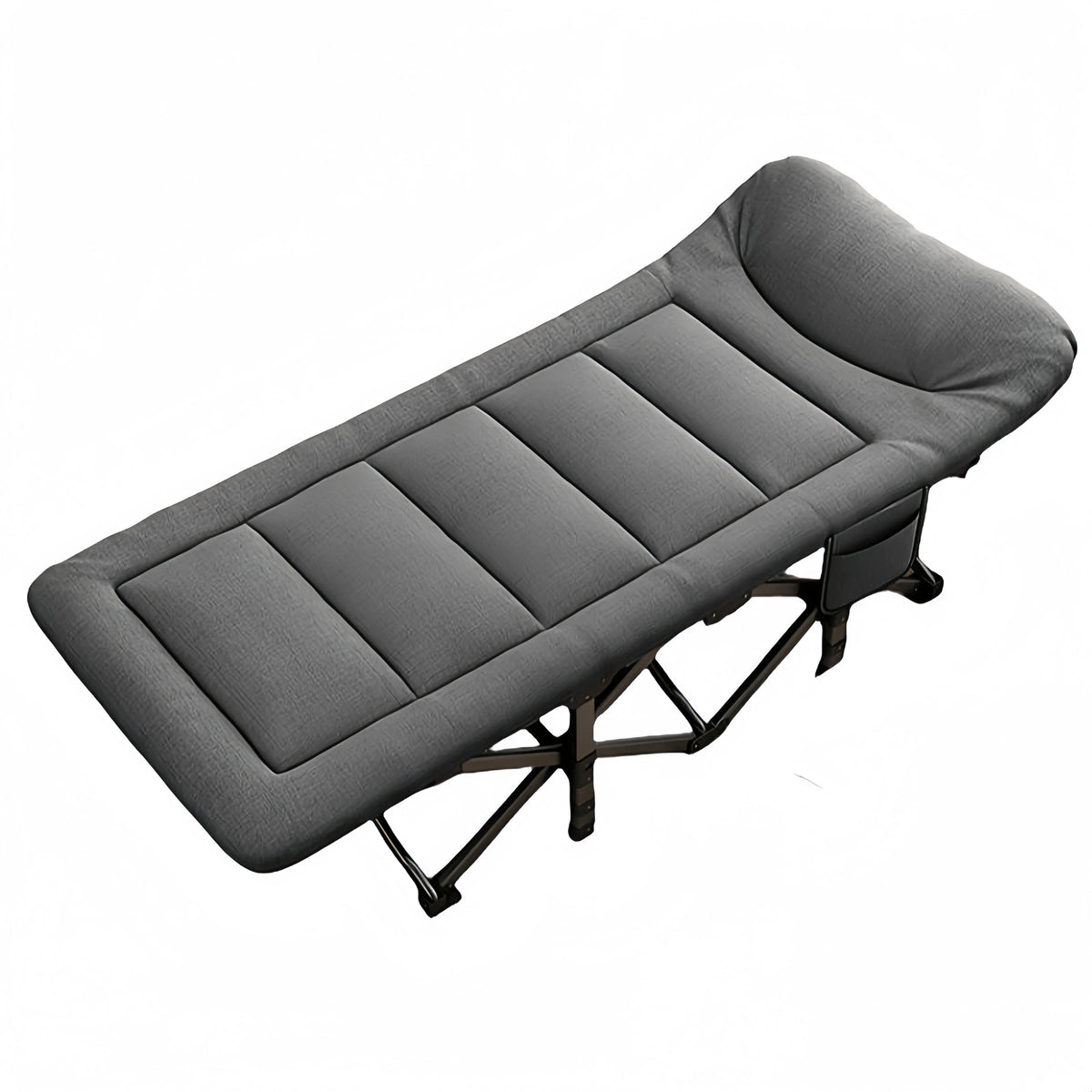 Sonnenliege Klappbar mit Kissen – Robustes Feldbett & Campingliege aus Metall bis 150kg