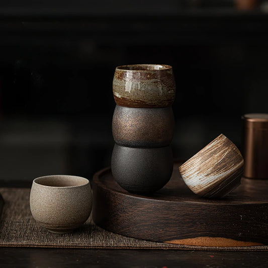 Handgemalte Keramik Teeschale – Traditionelle Asiatische Matcha Schale für Teezeremonie