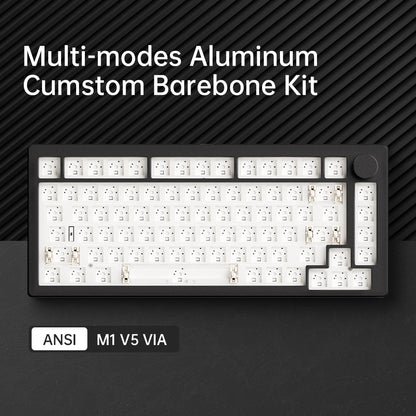 Mechanische Tastatur Barebone 75% – MonsGeek M1 V5 VIA Custom Keyboard Kit mit 8000mAh Akku & RGB