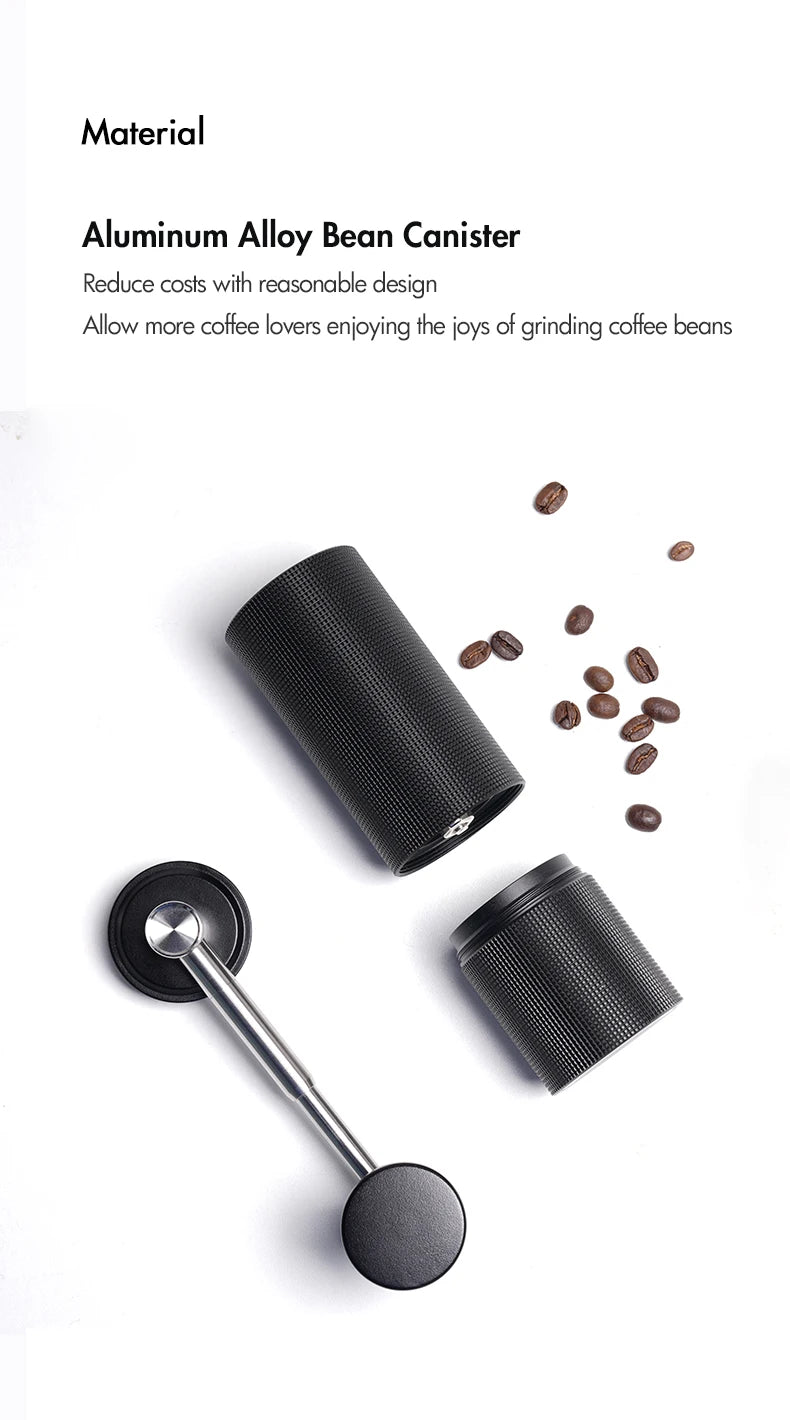 Manuelle Kaffeemühle TIMEMORE C3s Pro – Premium Edelstahl Handmühle mit Klappgriff