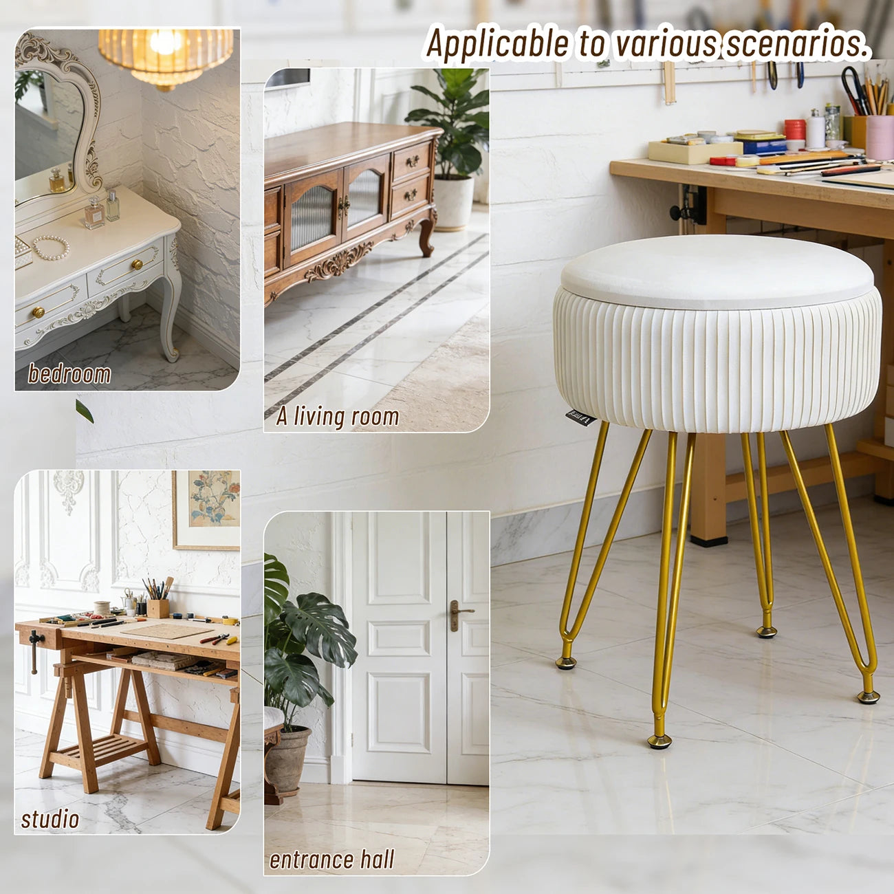 Gepolsterter Barhocker Modern Metall – Elegant & Bequem für Küche, Hausbar und Wohnbereich