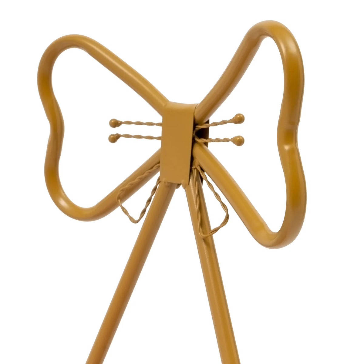 Schminktisch Stuhl Rosa mit Schmetterling Rückenlehne – Moderner Samt Kosmetikstuhl Gold