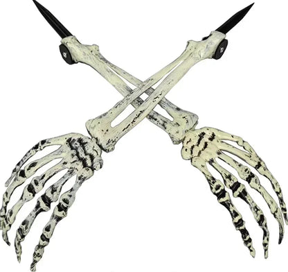 Halloween Skelett Set Garten Stecker – Realistische Knochen & Schädel Outdoor Deko