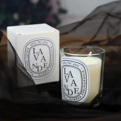 Sojawachs Duftkerze im Mini-Glas mit Deckel 5x6cm – Aromatherapie Kerze für Hochzeiten & Deko
