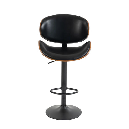 Barhocker 2er Set Formholz Schwarz – Premium Tresenstühle Höhenverstellbar & 360° Drehbar